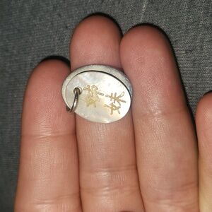 Sterling Silver Sisters charm pendant